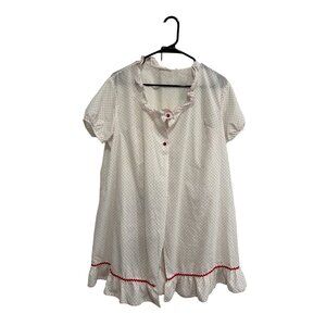 Vintage Polka Dot Nightgown LGE By Gilead